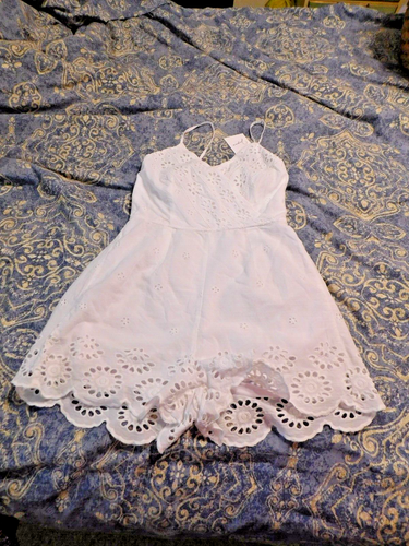 JAPNA, NWT, Size XS, White ROMPER, 100% Cotton, Gorgeous!!!! - Picture 3 of 6