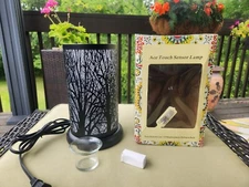 Touch Lamp Night Light Refreshener Warmer Bedside Lamp Four Levels Trees Forest