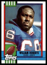 1990 Topps Traded #6T William Roberts - New York Giants - Rookie