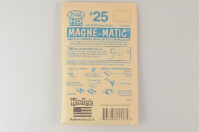 Kadee HO #25 Magne-Matic Short Overset Shank Couplers