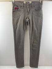Y2k Vintage Women's Von Dutch Pants Gray Size 25 27x27 