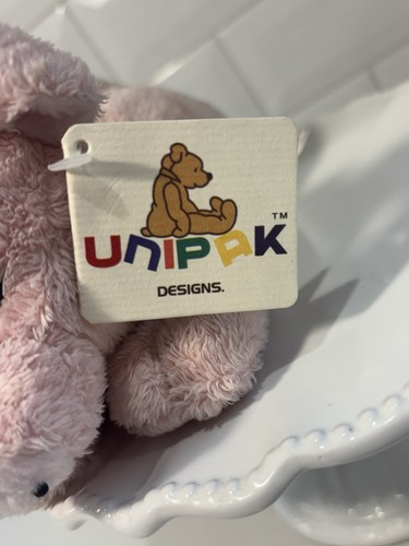 NEW Unipak Designs Flopsies Pig Very Soft And Cuddly CUTE - Picture 6 of 7
