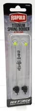 Rapala Titanium Spring Bobber for Ice Fishing | Hi-Vis | Ultra Light | RTISBUL