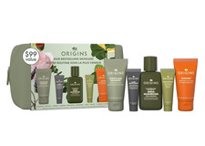 Origins Bestselling Skincare Set  Cleanser, Mask, Treatment Lotion, Serum...NEW