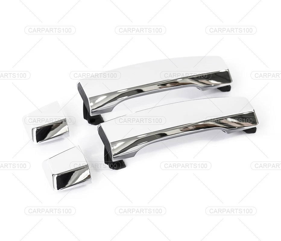 Manija de puerta exterior cromada izquierda+derecha para 04-18 Nissan Titan 04-07 Infiniti QX56 Foto 3 de 4