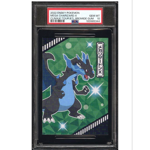 PSA10 Mega Charizard X Black Different Color Bromide Pokemon Card
