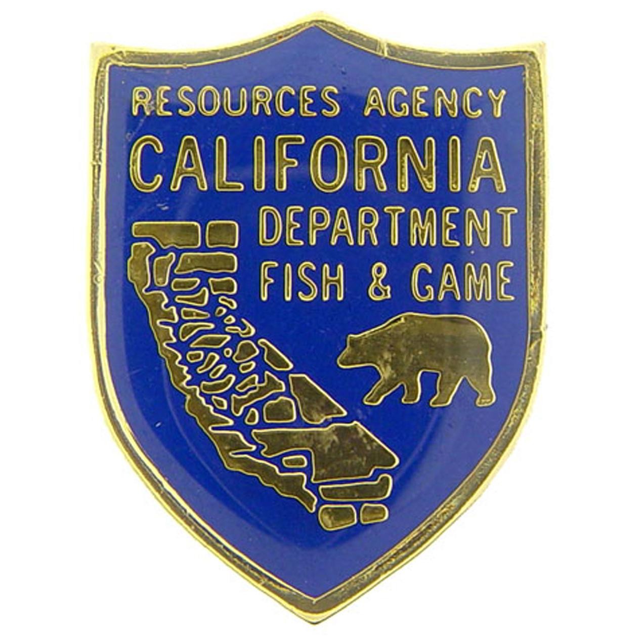 California Department of Fish & Game Pin 1" | eBay