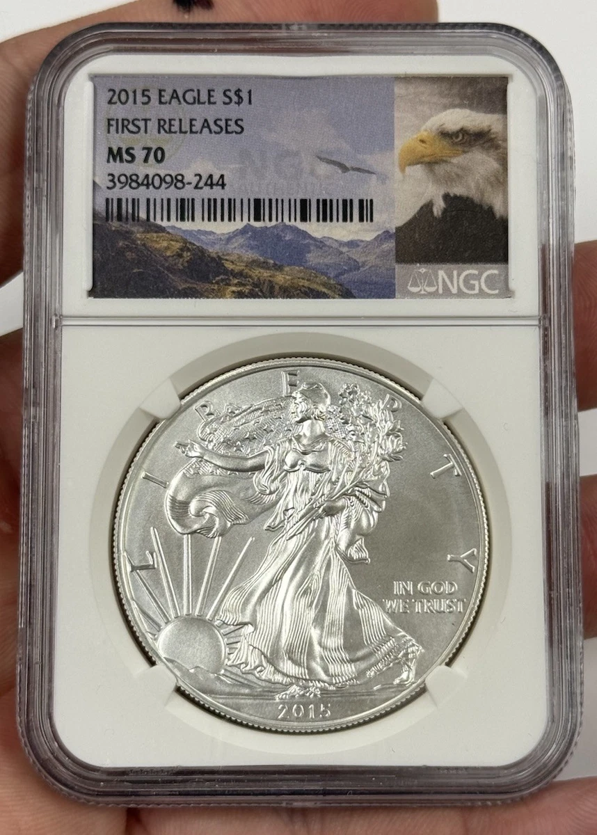 American Eagle MS 70 Graded 2015 Silver Bullion Coins for sale | eBay