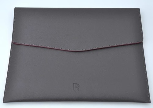 Rolls-Royce Owner's Manual Case Gray RR Logo Document Pouch OEM