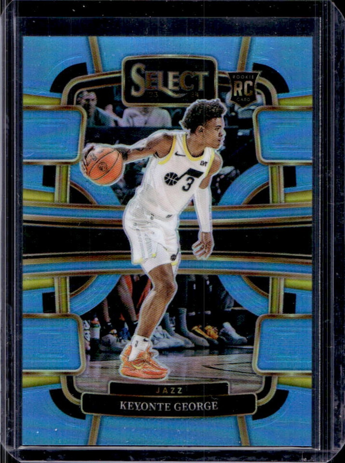 2023-24 Select Keyonte George RC Light Blue Prizms Concourse #/299 Jazz