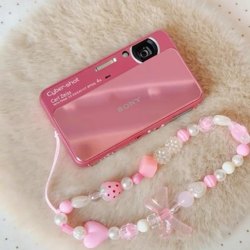 Sony Cyber Shot DSC-T110 Digital Camera Pink 16.1MP Touch Screen - 90% NEW