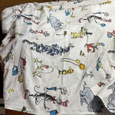 Pottery Barn Kids Dr. Seuss Twin Flat Sheet C...