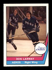 1977 O-Pee-Chee WHA #48 Don Larway RC EXMT/EXMT+ X3222076