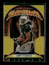 2025 Panini Prizm Black Gold Talisman /10 Larry Fitzgerald #9