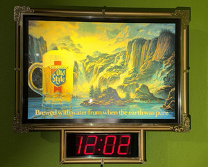 Old Style Beer Clock | eBay
