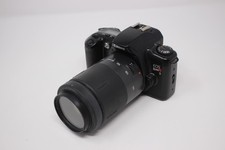 Canon EOS Rebel XS 35MM Film SLR Camera Black With 80-210mm Tamron lens