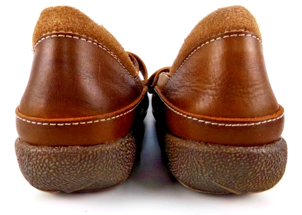 Spring Step Flats Women's Rindle Natural Mary Janes Shoes Brown Leather Size 10 - Image 3 of 4