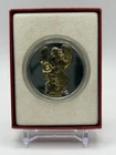 1 oz .999 Fine Silver Proof Gold Gilt Angel Round *Vintage*