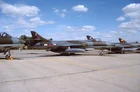 Original Aircraft slide RAF  XK138  Hawker Hunter F(GA)9 Greenham  1976 #5413
