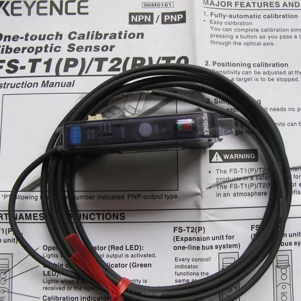 Cantidad: 1 pieza Sensor de fibra óptica FST1P FS-T1P en caja IVA gratuito de EE. UU. Foto 3 de 4