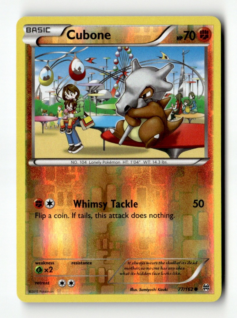 Cubone Common Reverse Holo XY - BREAKthrough 77/162 LP Pokémon TCG