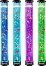 Sensory Bubble Tube Lamp, 3.3 Ft Bubble Fish Tube, Sensory Aquarium Lamp with 10