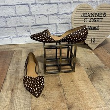 J Crew Zoe Calf Hair D  Orsay Flats Women's Size 8