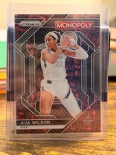 2024 WNBA Monopoly Prizm A'ja Aja Wilson Red Classic Icons Aces