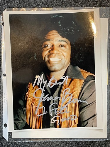 8”x10”James Brown-Signed Photograph