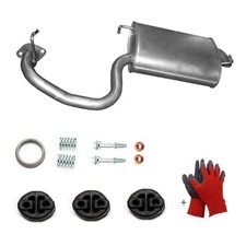 Endschalldämpfer Auspuff für Toyota Avensis _T25_  VVT-i + Anbausatz Neu