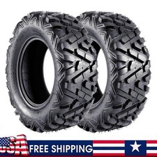 2pack 18x9.50-8 18x9.5-8 Atv Utv Tires All Terrain Mud Trail Sand Off-road Tires