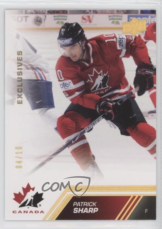 2013 Upper Deck Team Canada Exclusives Spectrum /10 Patrick Sharp #182 ig1
