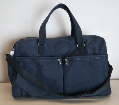 Kipling KIA3T8 Itska True Blue Tonal Extra Large Weekender Travel Duffle Bag