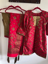 pakistani indian shalwar kameez party dress. Ready to wear three Piece Dress.