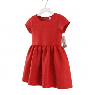 Carters Toddler Girls Dress 2T NEW Sparkly Red Glitter Holiday Princess A193