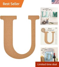 Unfinished Wood Letter, 8" Wooden Surface Perfect for DIY Arts and Crafts Pro...