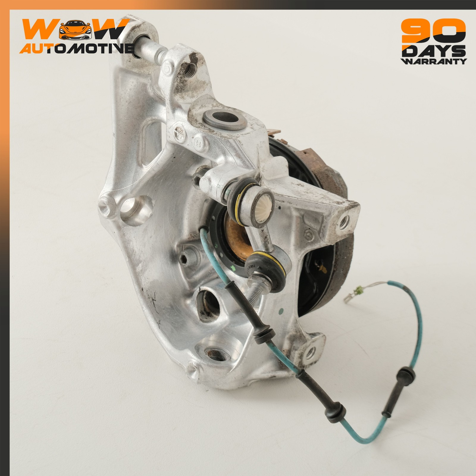 08-19 MASERATI GRANTURISMO S REAR RIGHT PASSENGER SIDE SPINDLE KNUCKLE HUB OEM