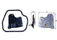 Mahle Hydraulikfilter Automatikgetriebe HX 284D Filtereinsatz FüR Toyota HR 4WD