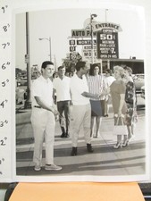 ABC TV show photo 1967 JOEY BISHOP Regis Philbin Sunset Blvd meet fans signs