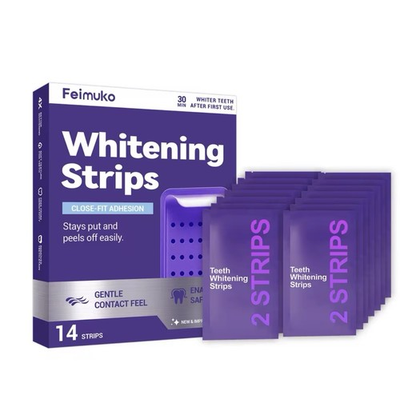 #ad #ad Feimuko Teeth Whitening Strips 14ct Mint Gentle Enamel Safe $25.99
