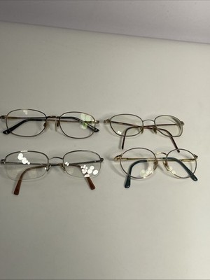 Eye Frames Reading Glasses Assorted Brands Shapes Strength Lot Of 4
