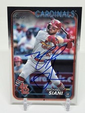 2024 Topps Update US-113 Michael Siani St Louis Cardinals SIGNED