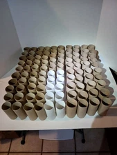 100 Empty Toilet Paper Rolls Clean Cardboard Tubes Crafts Art Supplies Projects