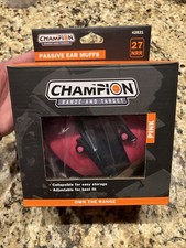 New CHAMPION Range  Target 42821 Passive Ear Muffs Hot Pink 27NRR Boxed