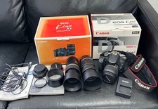 set Canon EOS Kiss X3 double lens kit camera