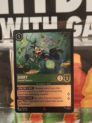 Goofy - Emerald Champion 91/204 Whispers in the Well Cold Foil