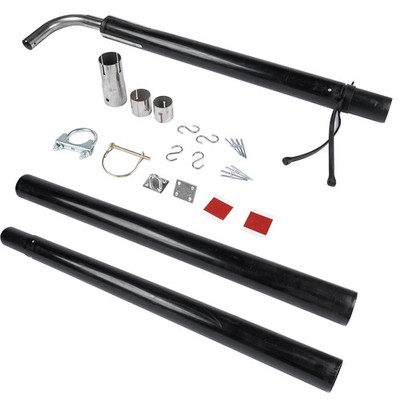 Universal RV Generator Extension Vent System Reduce Noise &Fume Roof Line Design