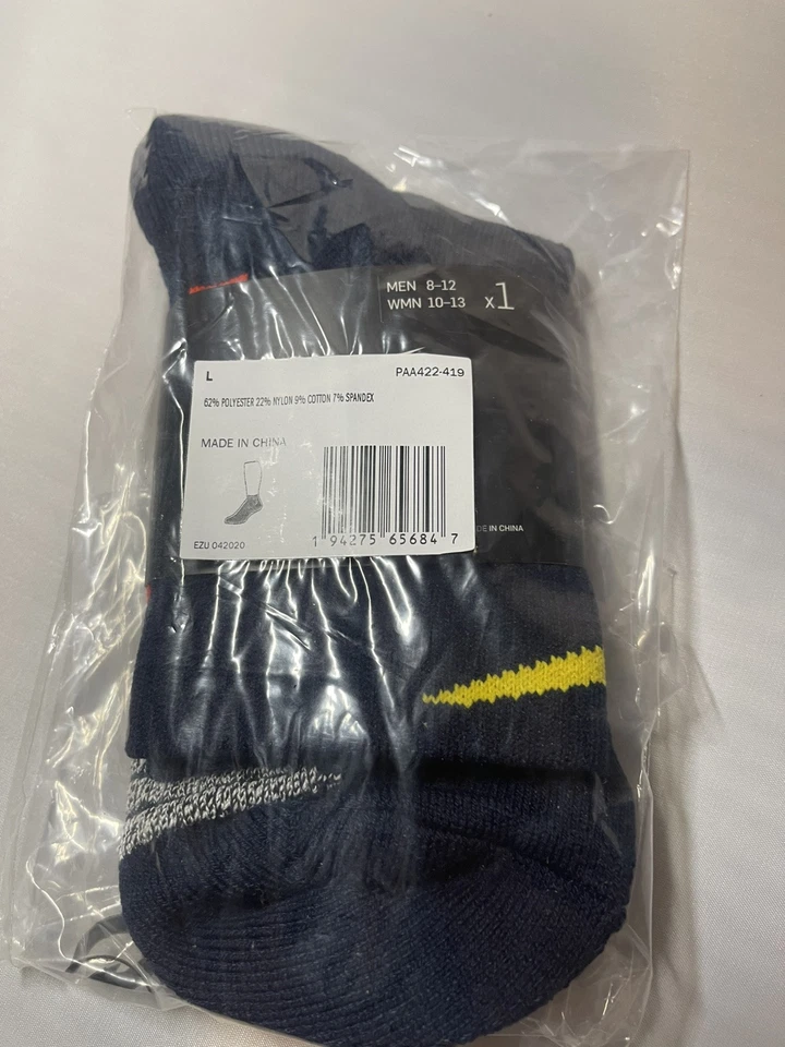 NBA Nike Authentic Blue  Sock L Men  Ankle Socks PAA422-419 S149 - Image 4 of 4