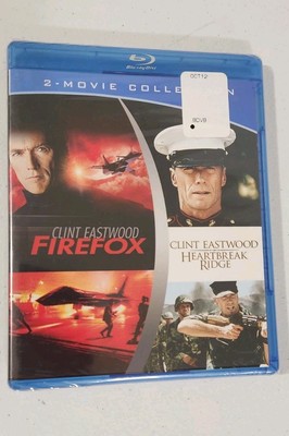 Heartbreak Ridge + Firefox Blu-ray, 2-Movie Collection 1986 Clint Eastwood New!