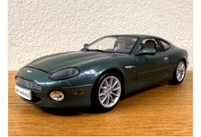 Maisto 1:18 Aston Martin DB7 Vantage Diecast Model Car Metallic Green No Box